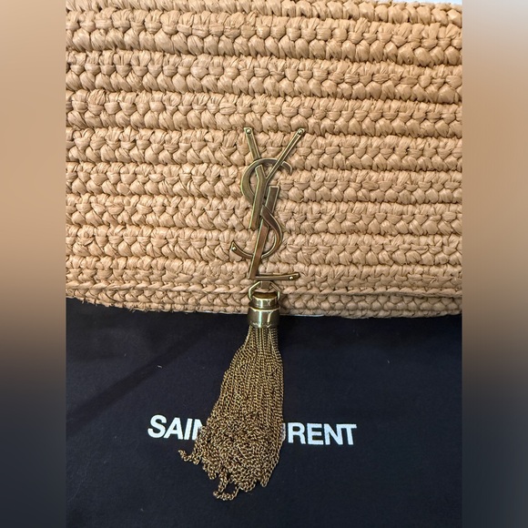 Saint Laurent KATE 99 TASSEL IN RAFFIA
DARK NUDE - Picture 2 of 12